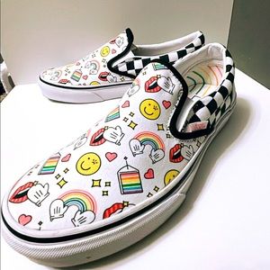 Womens rainbow vans 🌈